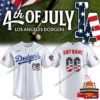 Los Angeles Dodgers 4th Of July American Flag Baseball Jersey