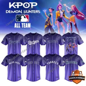 All Team MLB x KPOP Demon Hunters Baseball Jersey