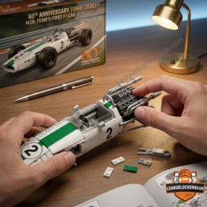 McLaren Racing 60th Anniversary M2B 1966 Team's First F1 Car Building Blocks Set