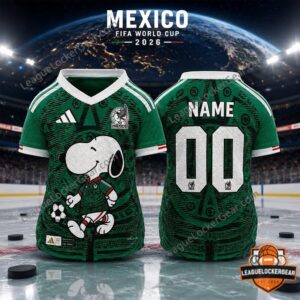 Mexico FIFA World Cup 2026 Snoopy Soccer Jersey