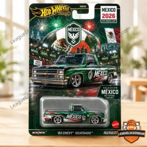 Mexico FIFA World Cup 2026 Hot Wheels '83 Chevy Silverado Diecast Car