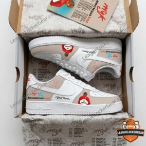 MGK with Wiz Khalifa Lost Americana Tour Custom Sneakers