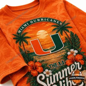 Miami Hurricanes Summer Vibes T-Shirt