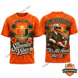 Miami Hurricanes Summer Vibes T-Shirt