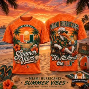 Miami Hurricanes Summer Vibes T-Shirt