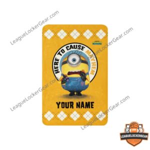 Minions & Monsters Here To Cause Mayhem Personalized Blanket