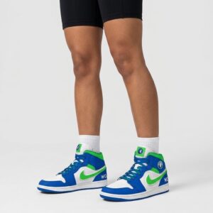 Minnesota Timberwolves Air Jordan 1 High Top Basketball Shoes