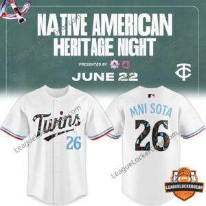 Minnesota Twins Native American Heritage Night Baseball Jersey
