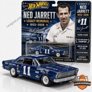 Ned Jarrett Legacy Memorial 1933-2026 Hot Wheels Diecast Car