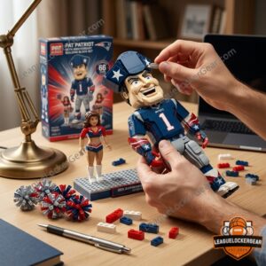 New England Patriots Pat Patriot 66th Anniversary Building Block Set