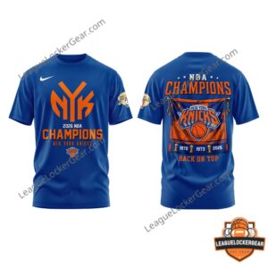 New York Knicks 2026 NBA Champions Back On Top T-Shirt