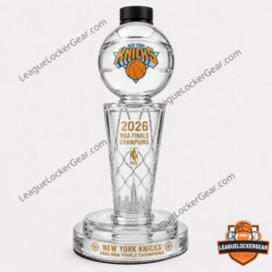 New York Knicks 2026 NBA Finals Champions Trophy Bottle