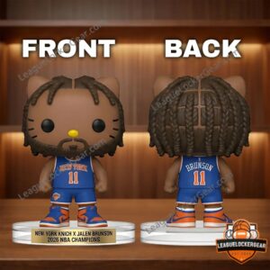 New York Knicks Hello Kitty Jalen Brunson 2026 NBA Champions Vinyl Figure