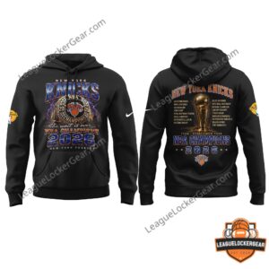 New York Knicks NBA Champions 2026 Team Roster Hoodie