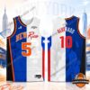 New York Knicks Puerto Rico Jose Alvarado Stealth Basketball Jersey