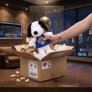 New York Knicks Snoopy NBA Champions 2026 Plush Toy