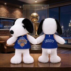New York Knicks Snoopy NBA Champions 2026 Plush Toy