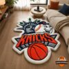 New York Knicks Statue of Liberty Baseball Crossover Rug