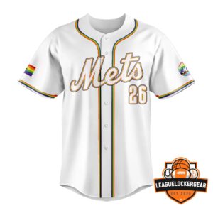 New York Mets Pride Night 2026 Baseball Jersey