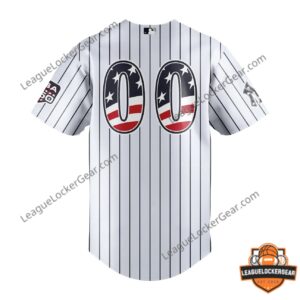 New York Yankees 4th of July 2024 Custom Baseball Jersey