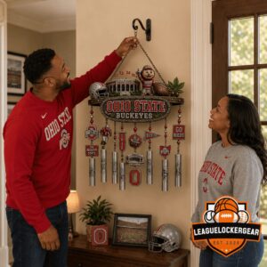 Ohio State Buckeyes Icons Collection 2026 Wind Chime
