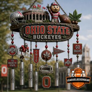 Ohio State Buckeyes Icons Collection 2026 Wind Chime