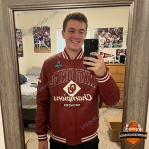 Oklahoma Sooners 2026 NCAA Baseball National Champions Varsity Jacket