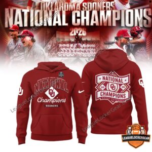 Oklahoma Sooners 2026 NCAA Division I Baseball National Champions T-Shirt
