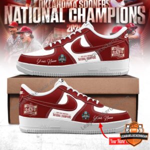 Oklahoma Sooners National Champions College World Series 2026 Sneakers