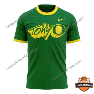 Oregon Ducks Tokyo 2026 Football Showcase T-Shirt