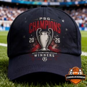 Paris Saint-Germain Back 2 Back 26 Champions d'Europe T-Shirt