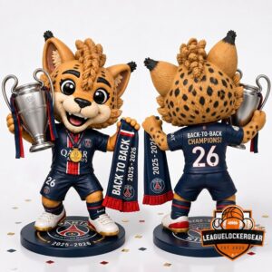 Paris Saint-Germain Back-to-Back European Champion 2025-2026 Figurine
