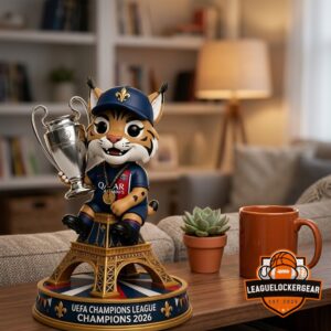 Paris Saint-Germain UEFA Champions League Champions 2026 Mascot Figurine