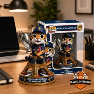 Paris Saint-Germain UEFA Champions League Champions 2026 Mascot Figurine