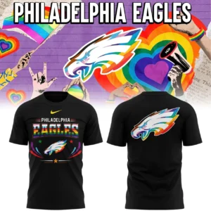 Philadelphia Eagles Pride Rainbow Hoodie