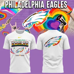 Philadelphia Eagles Pride Rainbow Hoodie