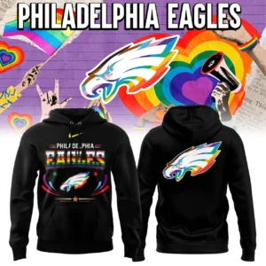 Philadelphia Eagles Pride Rainbow Hoodie