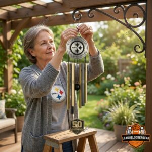 Pittsburgh Steelers 50th Anniversary Wind Chimes