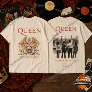 Queen We Are The Champions Legends Never Fade T-Shirt