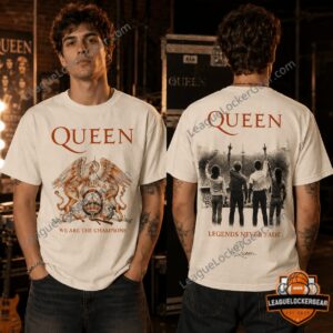 Queen We Are The Champions Legends Never Fade T-Shirt
