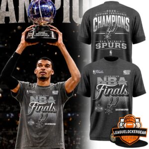 San Antonio Spurs 2025-2026 NBA Finals Western Conference Champions T-Shirt