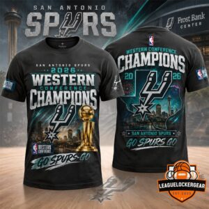San Antonio Spurs 2026 Western Conference Champions T-Shirt