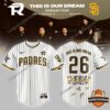 San Diego Padres Fuerza Regida This Is Our Dream Stadium Tour Baseball Jersey