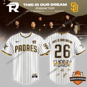 San Diego Padres Fuerza Regida This Is Our Dream Stadium Tour Baseball Jersey