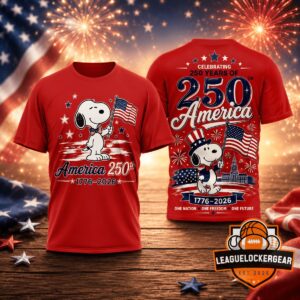 Snoopy 250th Anniversary of America 1776-2026 T-Shirt