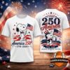 Snoopy 250th Anniversary of America 1776-2026 T-Shirt