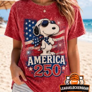 Snoopy America 250th Anniversary T-Shirt
