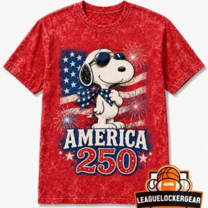 Snoopy America 250th Anniversary T-Shirt