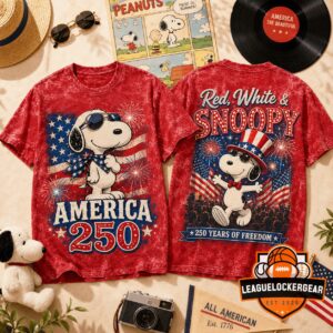 Snoopy America 250th Anniversary T-Shirt