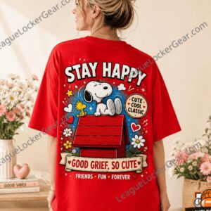 Snoopy Happiness Is Snoopy Stay Happy T-Shirt